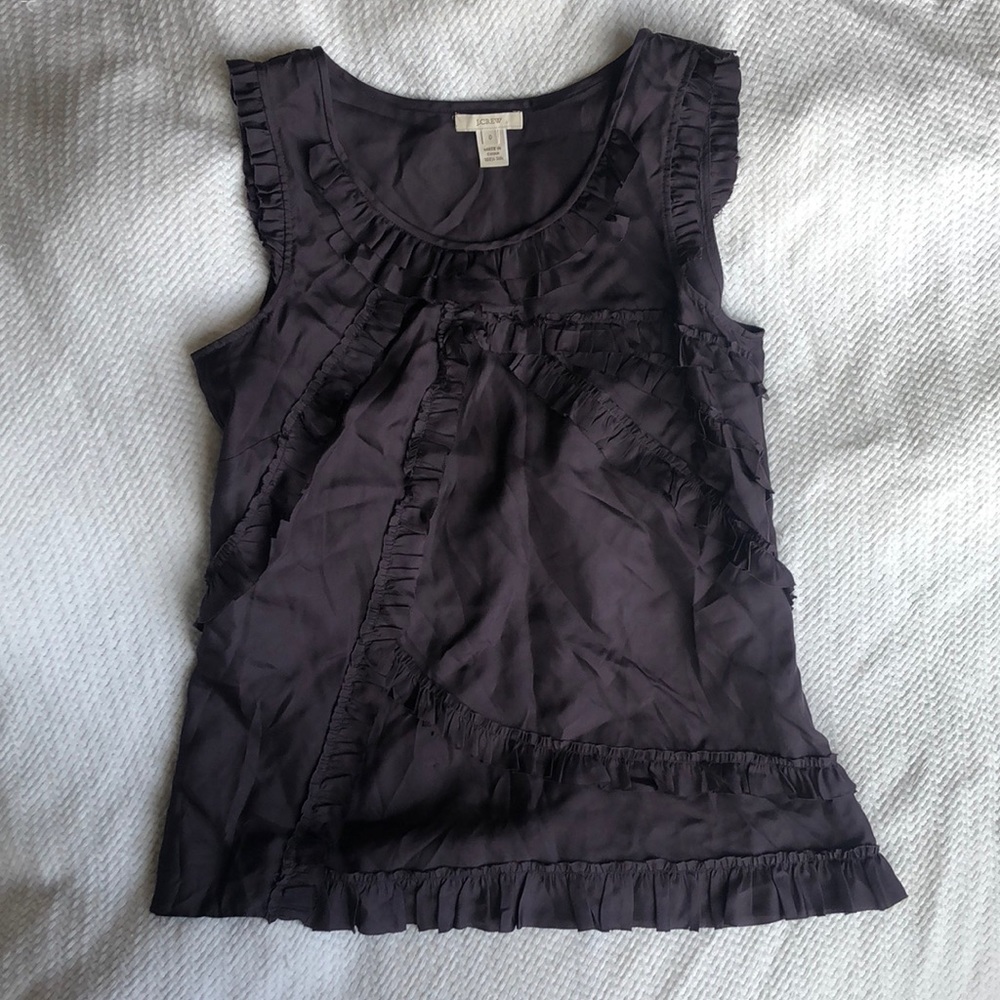 J Crew Silk Sleeveless Top